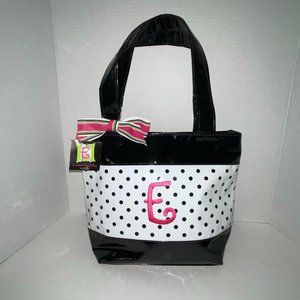 Mud Pie Lunch Tote w/ initial E - NBU